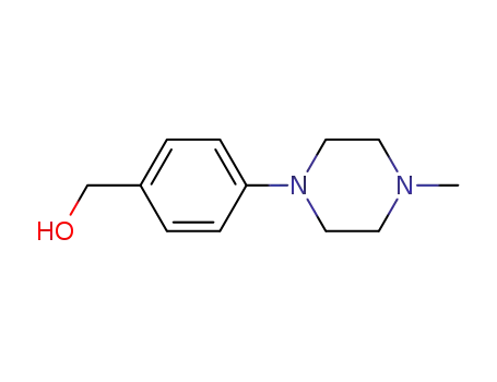 Molecular Structure of 342405-34-9 ([4-(4-METHYLPIPERAZINO)PHENYL]METHANOL)