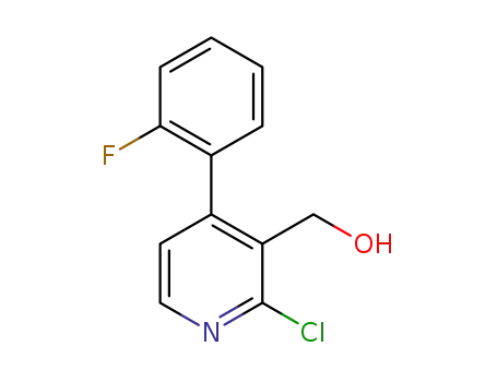 3-Pyridinemethanol, 2-chloro-4-(2-fluorophenyl)-