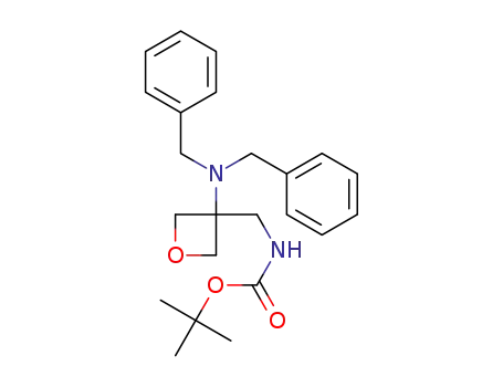 (3-dibenzylamino-oxetan-3-ylmethyl)carbamic acid tert-butyl ester