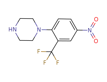 Molecular Structure of 381242-61-1 (1-(4-NITRO-2-TRIFLUOROMETHYLPHENYL)-PIPERAZINE)