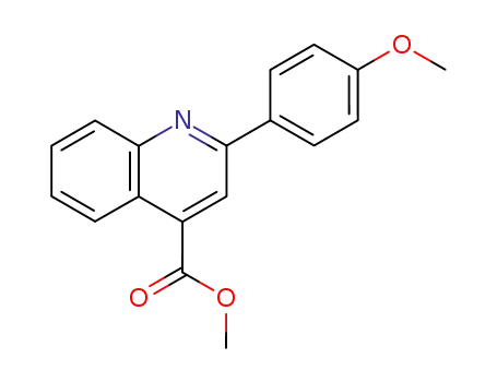 4-Quinolinecarboxylic acid, 2-(4-Methoxyphenyl)-, Methyl ester