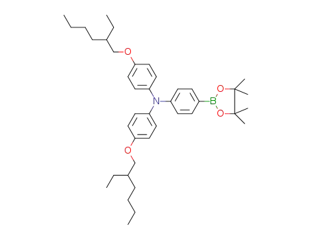 4-(2-ethylhexyloxy)-N-(4-(2-ethylhexyloxy)phenyl)-N-(4-(4,4,5,5-tetramethyl-1,3,2-dioxaborolan-2-yl)phenyl)benzeneamine