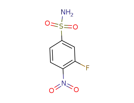 Molecular Structure of 1187966-31-9 (3-fluoro-4-nitro-benzenesulfonamide)