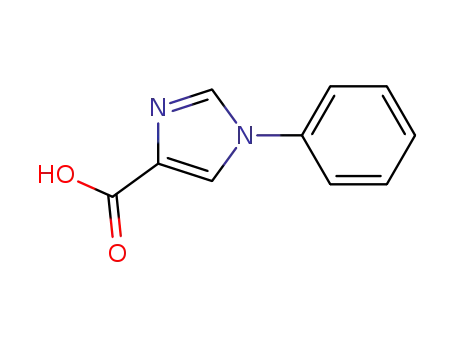 Molecular Structure of 18075-64-4 (1-Phenyl-1H-imidazole-4-carboxylic acid)