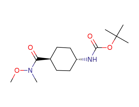 Molecular Structure of 400898-92-2 (TERT-BUTYL TRANS-4-(N-METHOXY-N-METHYLCARBAMOYL)CYCLOHEXYLCARBAMATE)