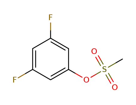 Molecular Structure of 1149745-39-0 (3,5-difluorophenyl methanesulfonate)