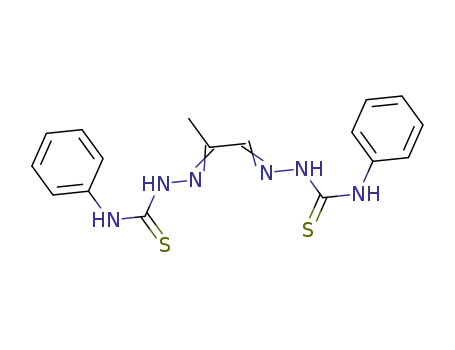 메틸 글리 옥살 비스 (4- 페닐 -3- 티오 세미 카르 바존)