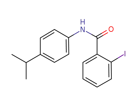 Molecular Structure of 331270-10-1 (2-iodo-N-(4-isopropylphenyl)benzamide)