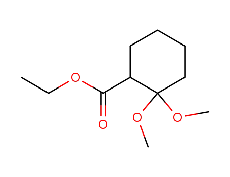 2,2-dimethoxycyclohexanecarboxylic acid ethyl ester
