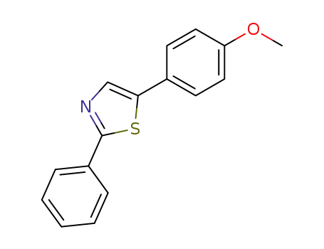 Thiazole, 5-(4-methoxyphenyl)-2-phenyl-