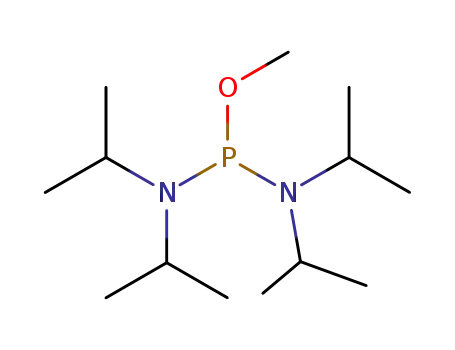 Molecular Structure of 92611-10-4 (METHYL TETRAISOPROPYLPHOSPHORODIAMIDITE)