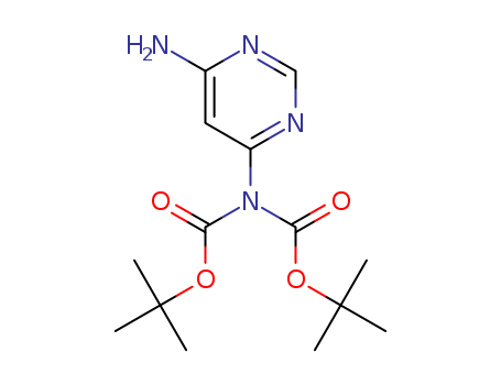 6-[bis(tert-butoxycarbonyl)aMino]-4-aMinopyriMidine