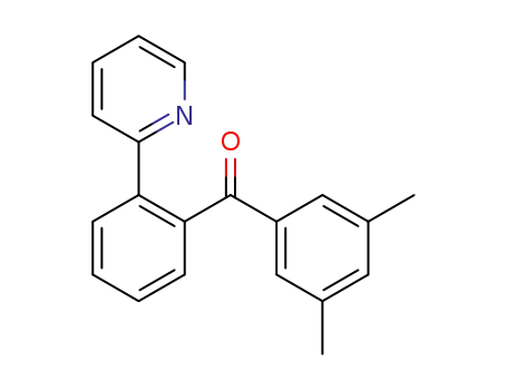 Molecular Structure of 1401733-33-2 ((3,5-dimethylphenyl)(2-(pyridin-2’-yl)phenyl)methanone)
