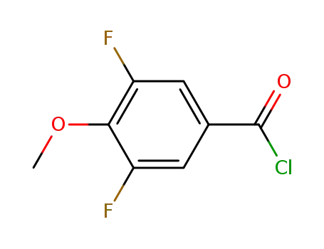 Molecular Structure of 501701-43-5 (4-(Chlorocarbonyl)-2,6-difluoroanisole)