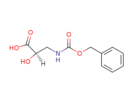 Propanoic acid, 2-hydroxy-3-[[(phenylmethoxy)carbonyl]amino]-, (R)-