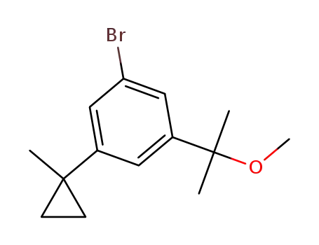1-bromo-3-(2-methoxypropan-2-yl)-5-(1-methylcyclopropyl)benzene
