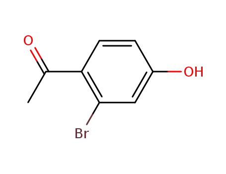 Molecular Structure of 61791-99-9 (2''-BROMO-4''-HYDROXYACETOPHENONE)