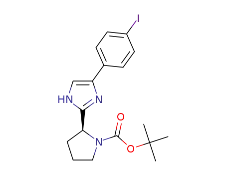 (s)-tert-Butyl 2-(5-(4-iodophenyl)-1H-iMidazol-2-yl)pyrrilidine-1-carboxylate