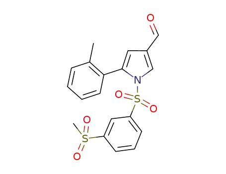 1H-Pyrrole-3-carboxaldehyde,
5-(2-methylphenyl)-1-[[3-(methylsulfonyl)phenyl]sulfonyl]-