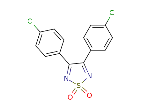 1,2,5-Thiadiazole, 3,4-bis(4-chlorophenyl)-, 1,1-dioxide
