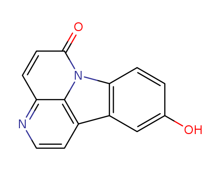 6H-Indolo[3,2,1-de][1,5]naphthyridin-6-one,10-hydroxy- cas  86293-41-6