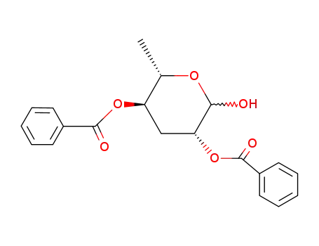 (2S,3R,5R)-5-(benzoyloxy)-6-hydroxy-2-methyloxan-3-yl benzoate
