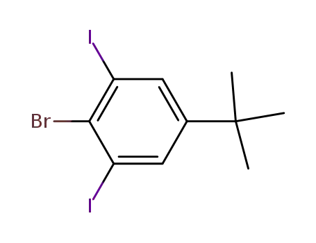 2-bromo-5-(tert-butyl)-1,3-diiodobenzene