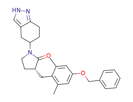 (R)-3-(4-Benzyloxy-2,6-dimethyl-benzyl)-1-(4,5,6,7-tetrahydro-2H-indazol-5-yl)-pyrrolidin-2-one