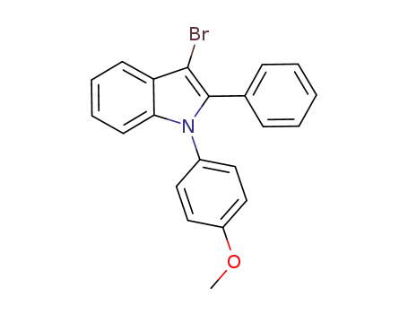 3-bromo-1-(4-methoxyphenyl)-2-phenyl-1H-indole