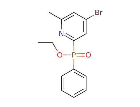 ethyl (6-methyl-4-(bromopyridin-2-yl)(phenyl)phosphinate)