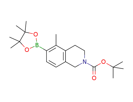 tert-butyl 5-methyl-6-(4,4,5,5-tetramethyl-1,3,2-dioxaborolan-2-yl)-3,4-dihydroisoquinoline-2(1H)-carboxylate
