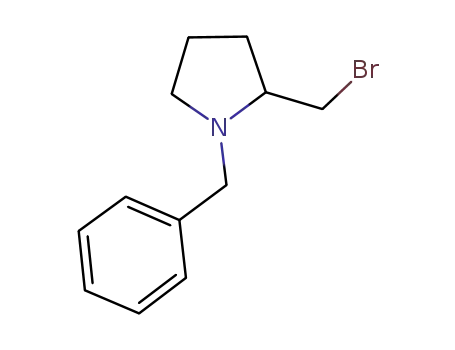 Molecular Structure of 1252879-81-4 (1-Benzyl-2-broMoMethyl-pyrrolidine)