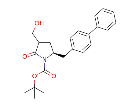 (3R/S,5S)-5-biphenyl-4-ylmethyl-3-hydroxymethyl-2-oxo-pyrrolidine-1-carboxylic acid tert-butyl ester