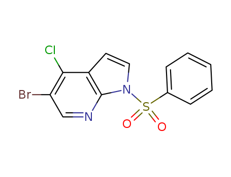 1-(benzenesulfonyl)-5-bromo-4-chloro-1H-pyrrolo[2,3-b]pyridine