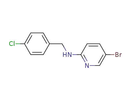 Molecular Structure of 694508-76-4 (5-bromo-N-[(4-chlorophenyl)methyl]pyridin-2-amine)