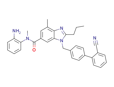 N-(2-Aminophenyl)-1-[(2'-cyano-4-biphenylyl)methyl]-N,4-dimethyl-2-propyl-1H-benzimidazole-6-carboxamide