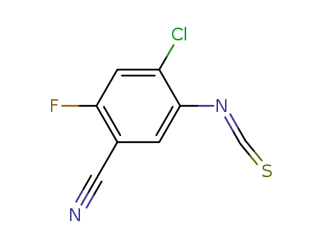 4-chloro-2-fluoro-5-isothiocyanatobenzonitrile