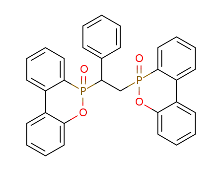 Molecular Structure of 1631149-46-6 (6H-dibenz[c,e][1,2]oxaphosphorin,6'6-(1,2-phenethyl)bis-,6'6-dioxide)