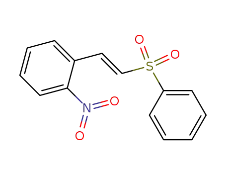 Benzene, 1-nitro-2-[2-(phenylsulfonyl)ethenyl]-, (E)-