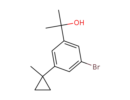 2-(3-bromo-5-(1-methylcyclopropyl)phenyl)propan-2-ol