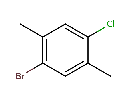 Molecular Structure of 85072-44-2 (2-Bromo-5-chloro-p-xylene)