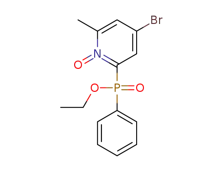 ethyl (4-bromo-6-methyl-1-oxo-1-pyridin-2-yl)(phenyl)phosphinate