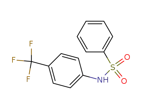 Molecular Structure of 433-03-4 (Benzenesulfonamide, N-[4-(trifluoromethyl)phenyl]-)