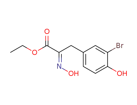 (E)-ethyl 3-(3-bromo-4-hydroxyphenyl)-2-(hydroxyimino)propanoate