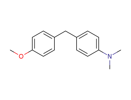 Molecular Structure of 53039-60-4 (Benzenamine, 4-[(4-methoxyphenyl)methyl]-N,N-dimethyl-)