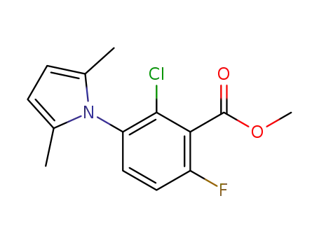 methyl 2-chloro-3-(2,5-dimethyl-1H-pyrrol-1-yl)-6-fluorobenzoate