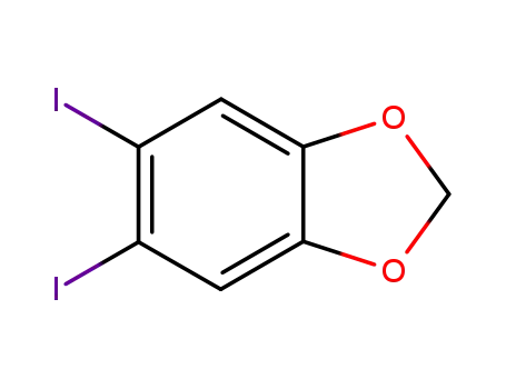 Molecular Structure of 5876-52-8 (5,6-DIIODOBENZO(1,3)DIOXOLE)