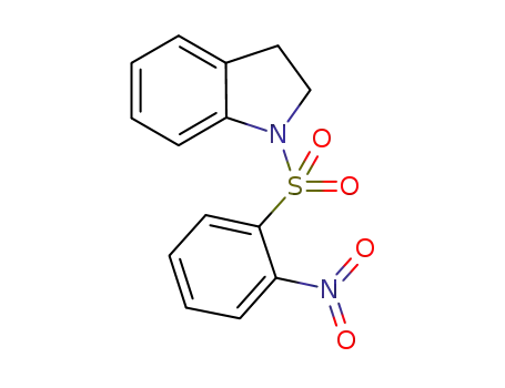 Molecular Structure of 301355-05-5 (1-({2-nitrophenyl}sulfonyl)indoline)