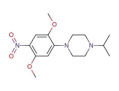 1-[2,5-bis(methyloxy)-4-nitrophenyl]-4-(1-methylethyl)piperazine