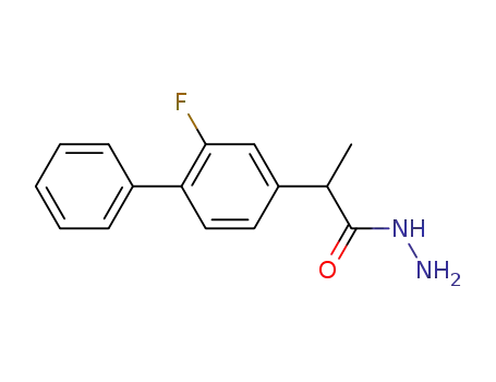 Molecular Structure of 190124-72-2 (2-(2-fluoro-[1,1′-biphenyl]-4-yl)propanehydrazide)